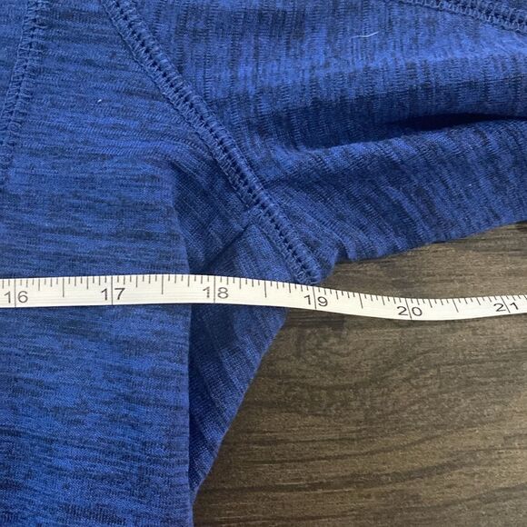 Old Navy medium active 3/4 zip hoodie blue women’s - Picture 6 of 7
